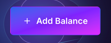 The Add Balance button in Billing